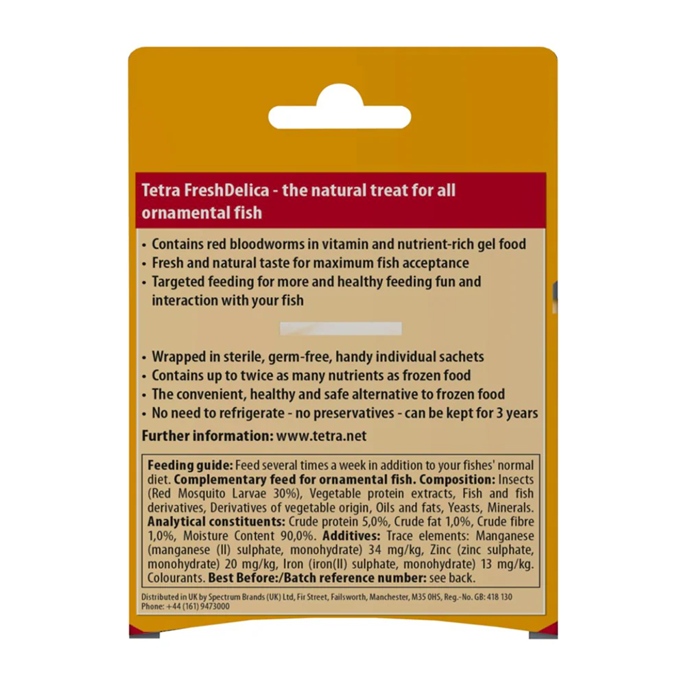 Tetra FreshDelica Bloodworms Fish Treats - Image 2