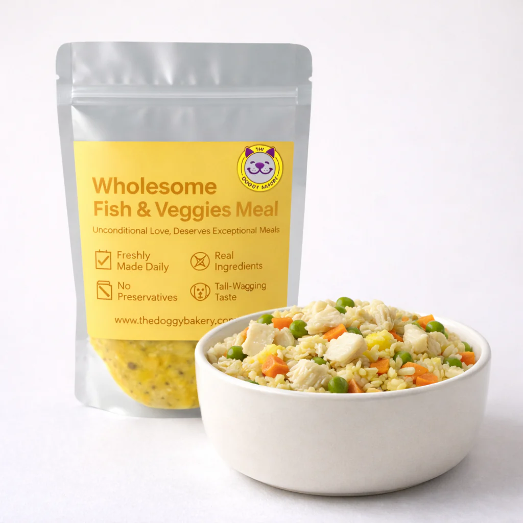 The Doggy Bakery Chicken, Mutton, Fish, Paneer and Veggies Home Meal Combo for Dogs - Image 16