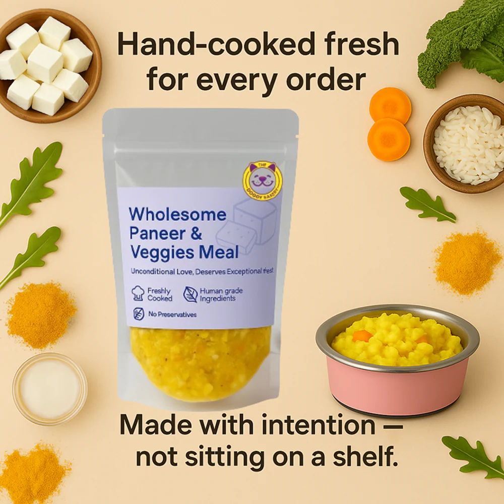 The Doggy Bakery Chicken, Mutton, Fish, Paneer and Veggies Home Meal Combo for Dogs - Image 9