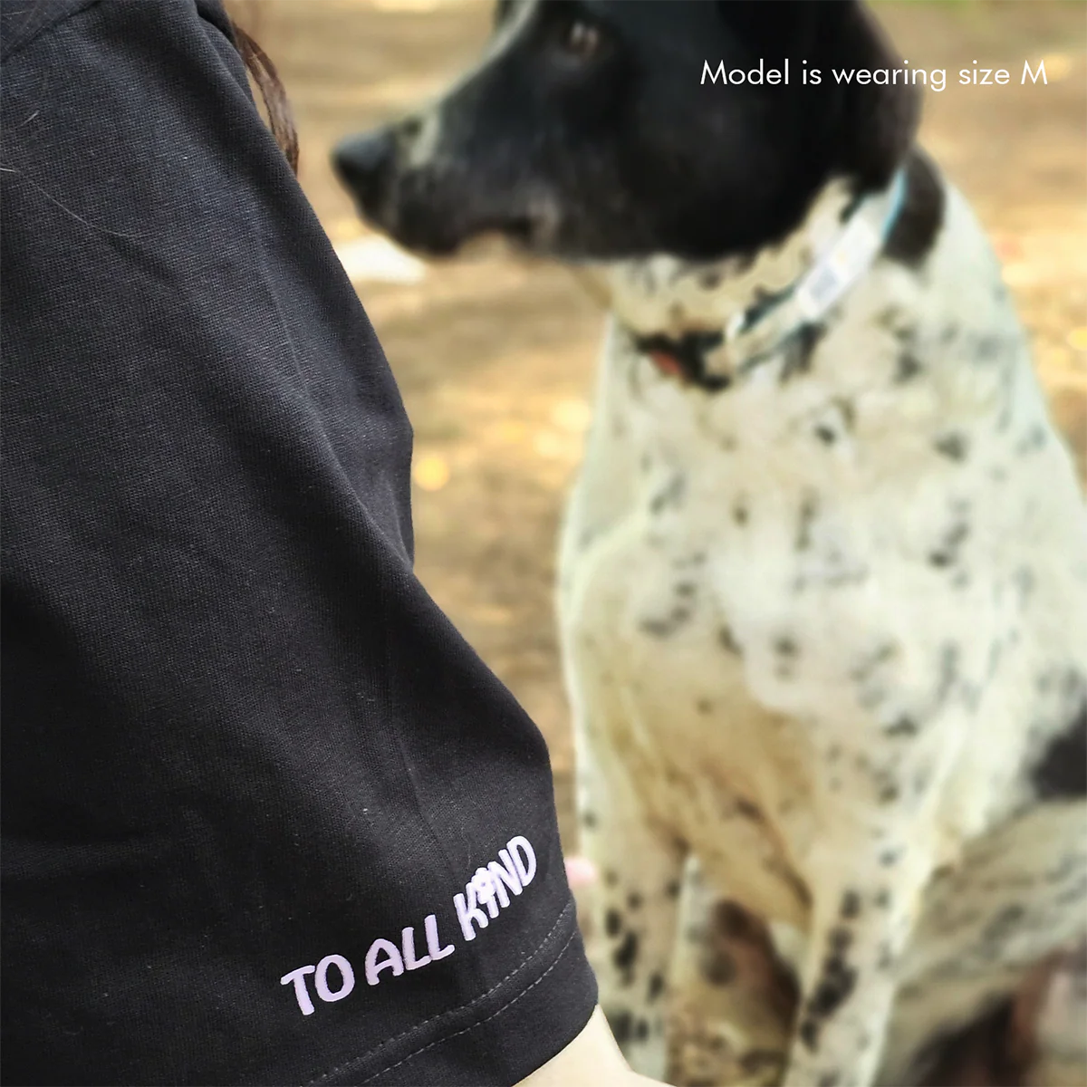 thePack Indie Merch Be Kind To All Kind Oversized T Shirt for Men and Women (Black) - Image 4