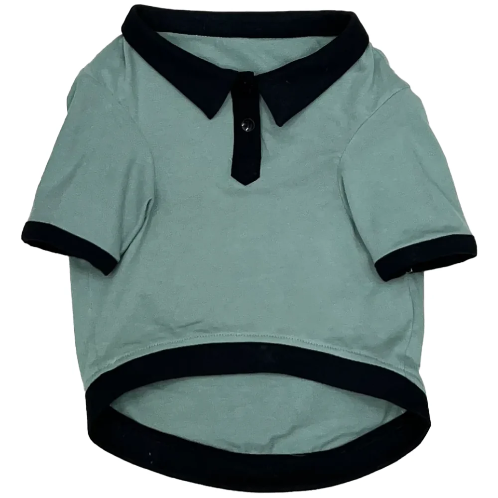 The Papaw Cartel One In A Million Polo Tshirt for Dogs (Sage Green) - Image 4