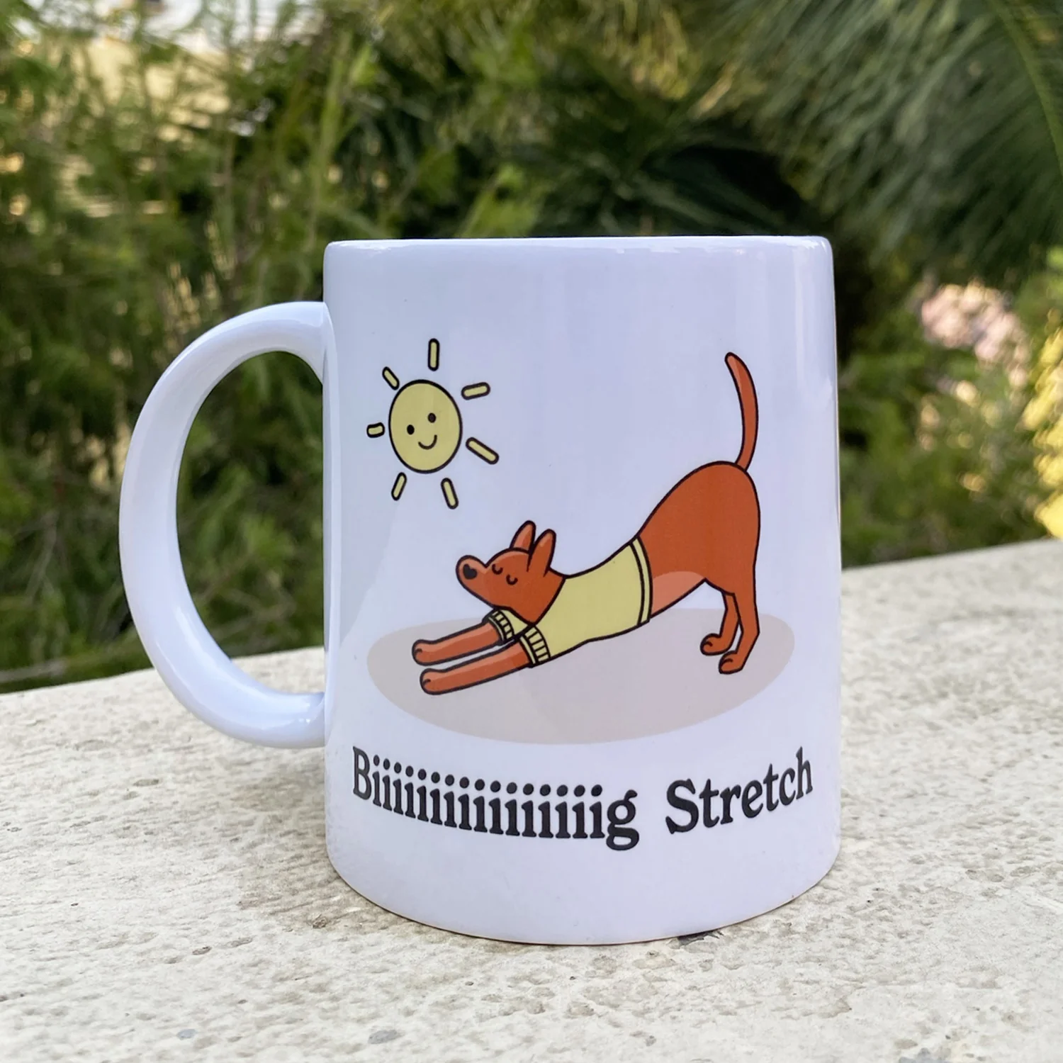 thePack Big Stretch Ceramic Coffee Mug (White) - Image 8