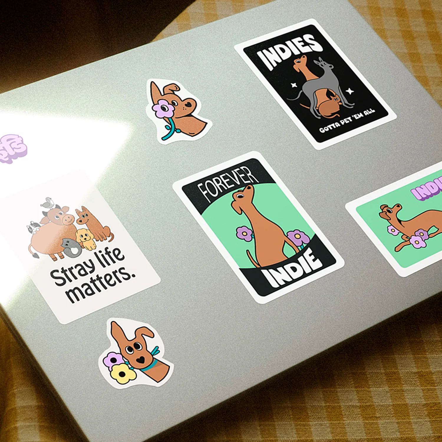 thePack Indie Dog Stickers - Image 2