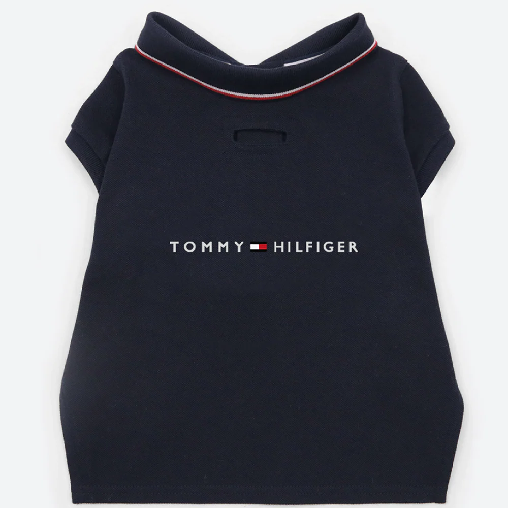 Tommy Hilfiger Heritage Polo Tshirt for Dogs (Desert Sky) - Image 3