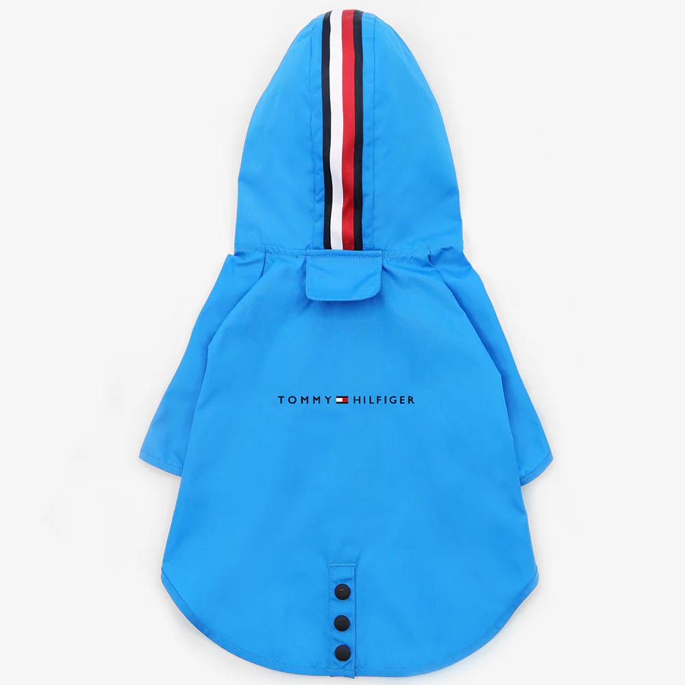 Tommy Hilfiger Raincoat for Dogs (Shocking Blue) - Image 3