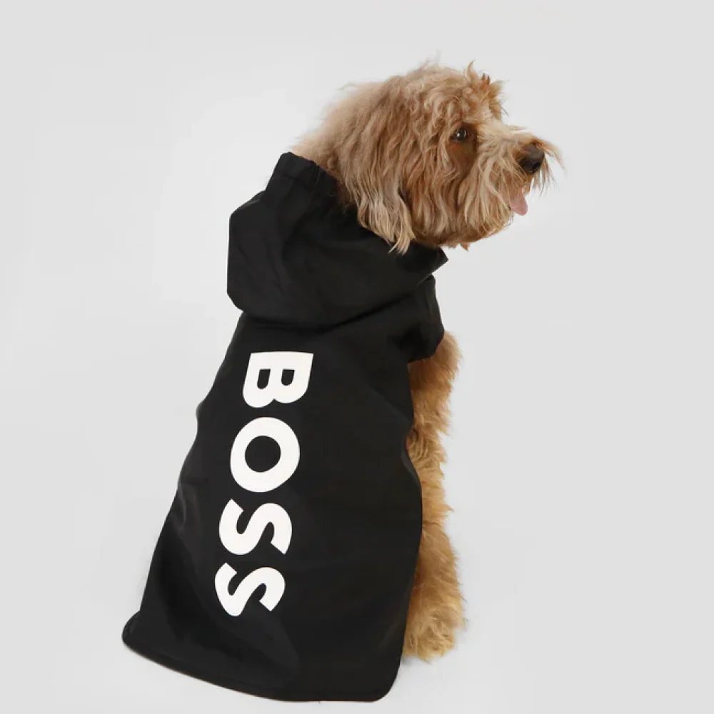 Boss Raincoat for Dogs (Jet Black) - Image 5