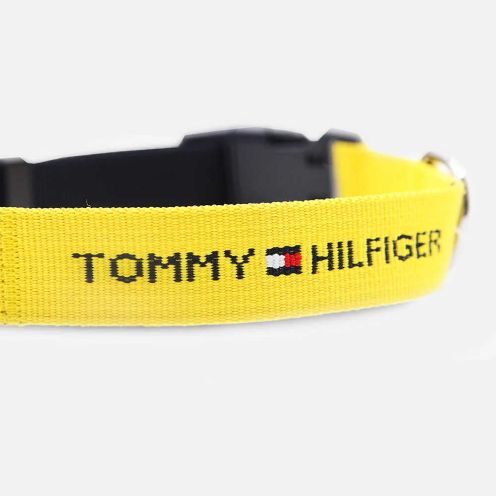 Tommy Hilfiger Webbing Collar for Dogs (Yellow) - Image 3