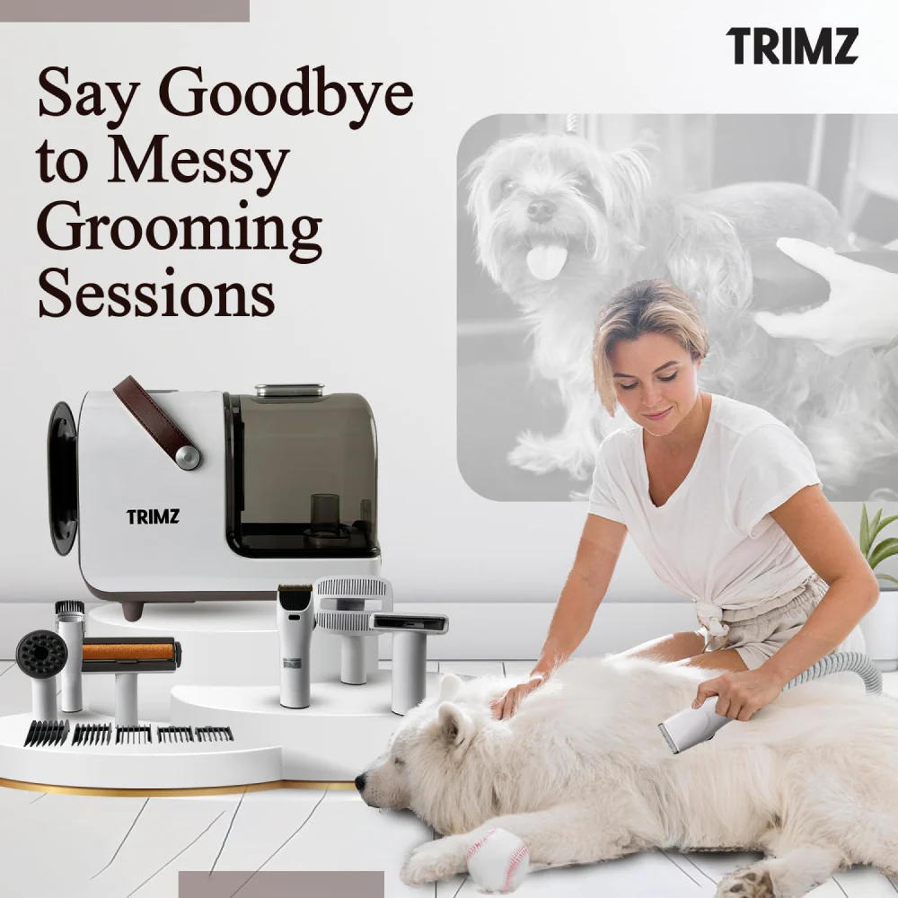 Trimz Pet Grooming Kit & Vacuum Suction for Dogs and Cats - Image 9