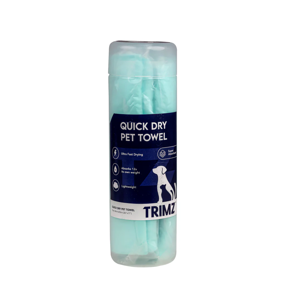 Trimz Quick Dry Absorption Towel for Dogs and Cats (Yellow) - Image 3