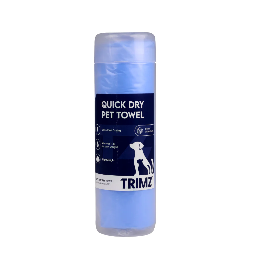 Trimz Quick Dry Absorption Towel for Dogs and Cats (Yellow) - Image 4