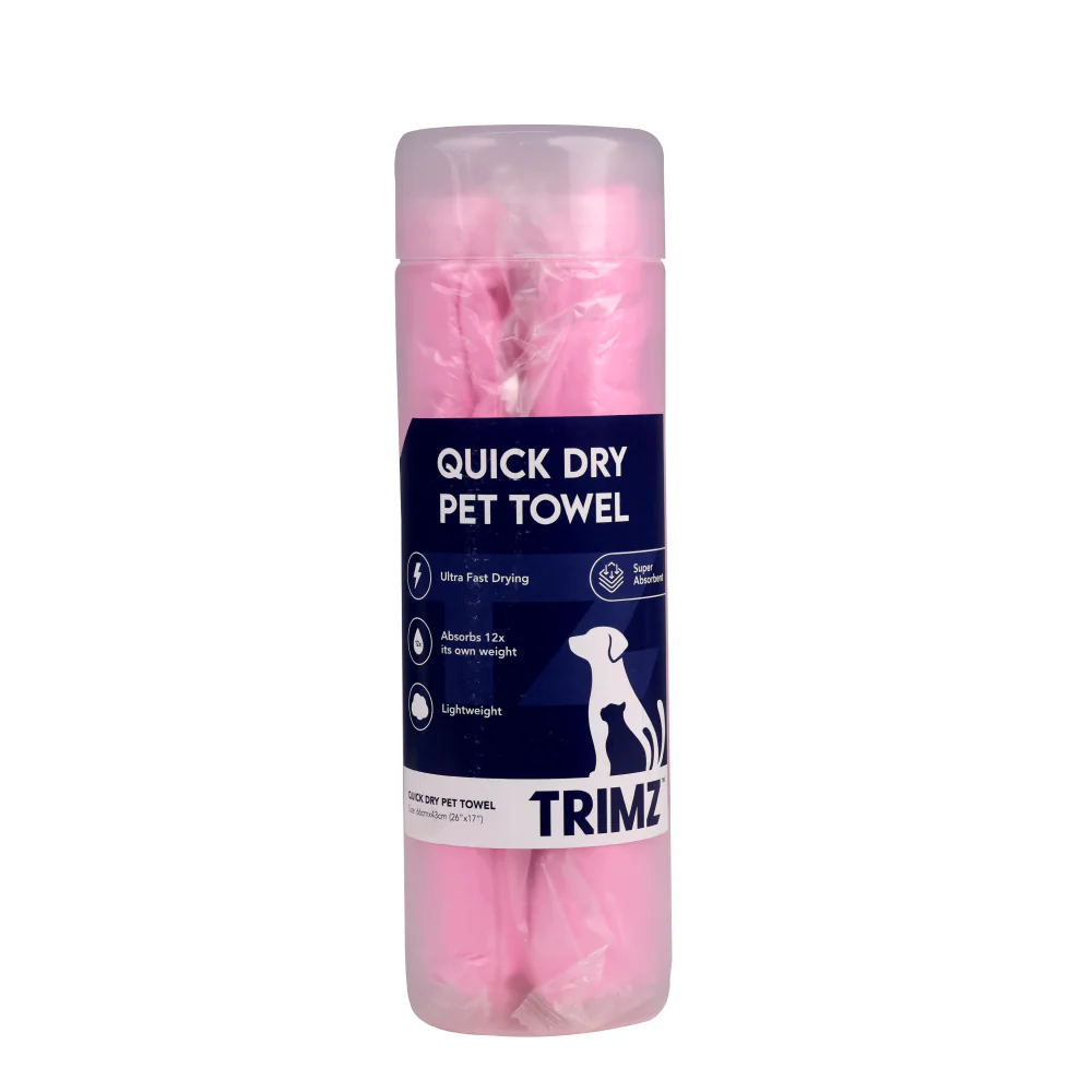 Trimz Quick Dry Absorption Towel for Dogs and Cats (Yellow) - Image 5