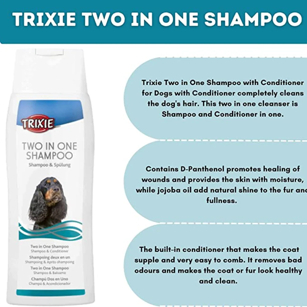 Trixie 2 in 1 Shampoo for Dogs - Image 3