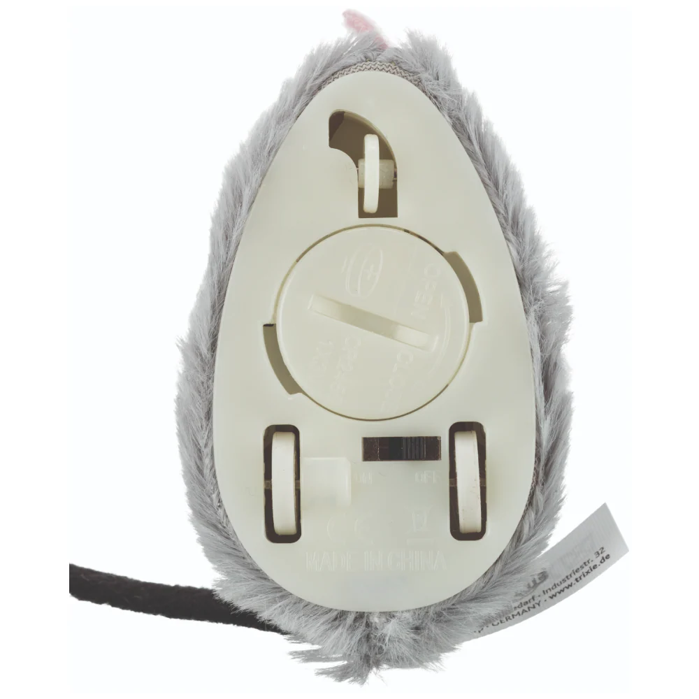 Trixie Active Mouse Toy for Cats (Grey) - Image 4