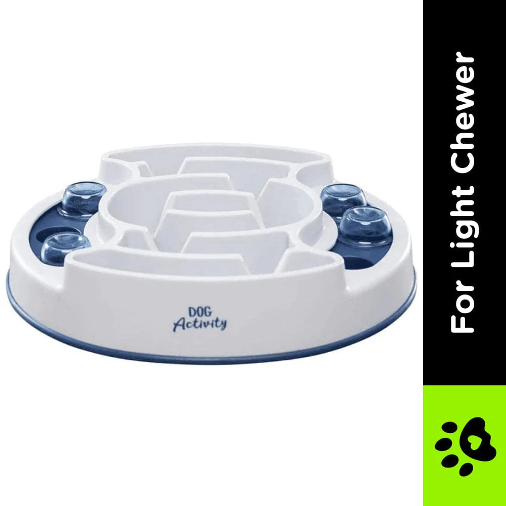 Trixie Activity Slide and Feed Puzzle Toy for Dogs (White) - Image 2