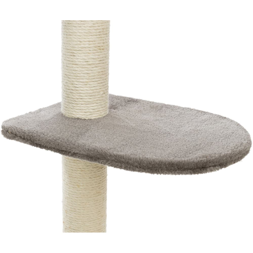 Trixie Altea Scratching Wave on Post with Paw Print for Cats (White/Grey) - Image 6