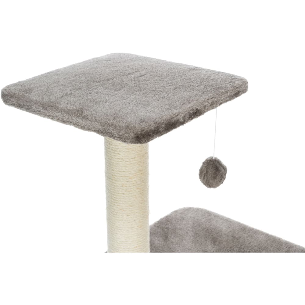 Trixie Altea Scratching Wave on Post with Paw Print for Cats (White/Grey) - Image 8