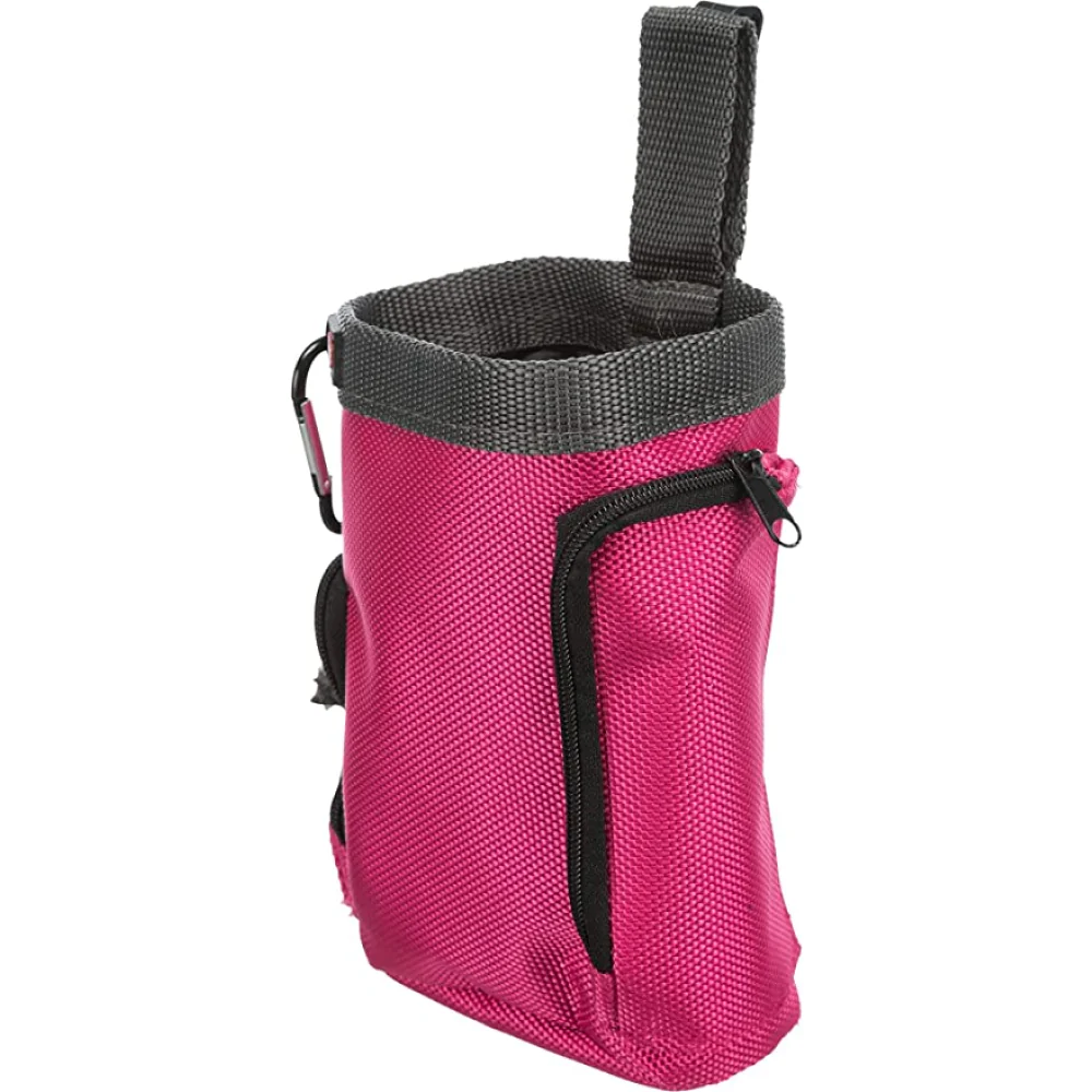 Trixie Baggy 2 in1 Snack Bag for Dogs and Cats (Pink) - Image 3