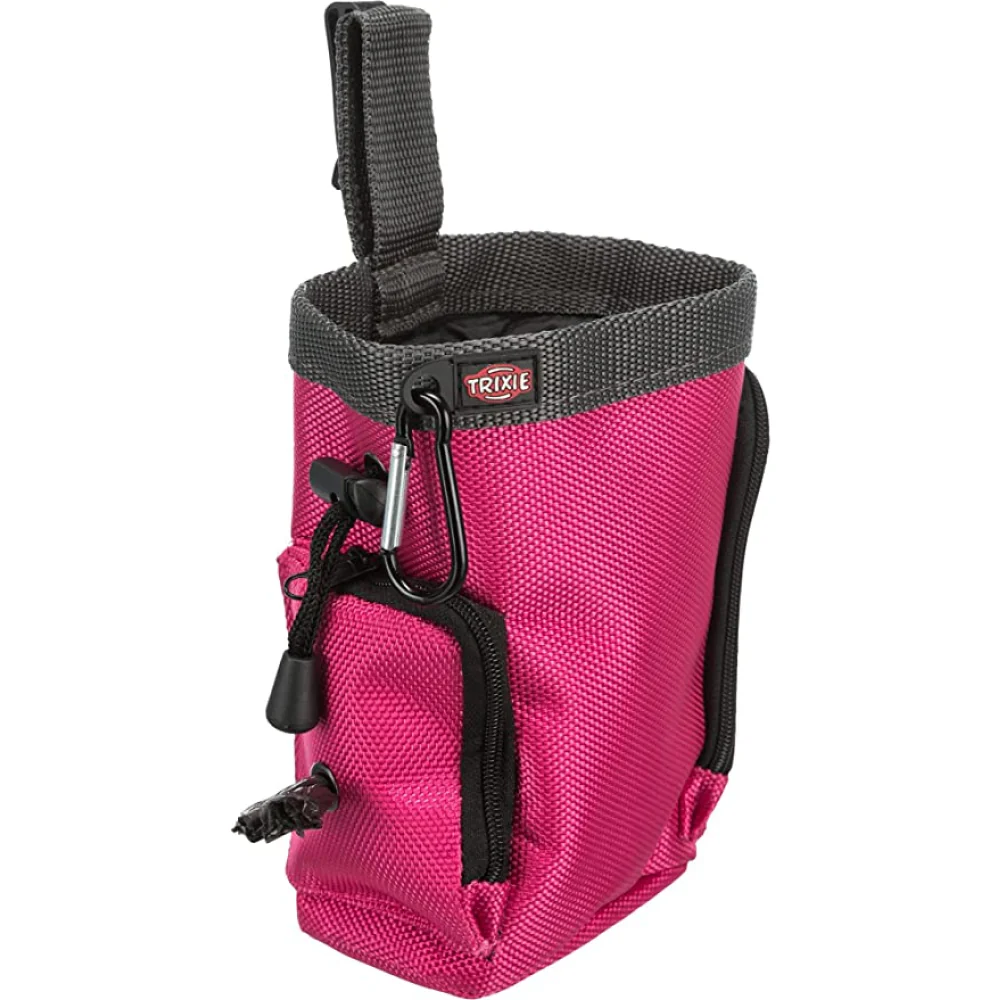 Trixie Baggy 2 in1 Snack Bag for Dogs and Cats (Pink) - Image 4