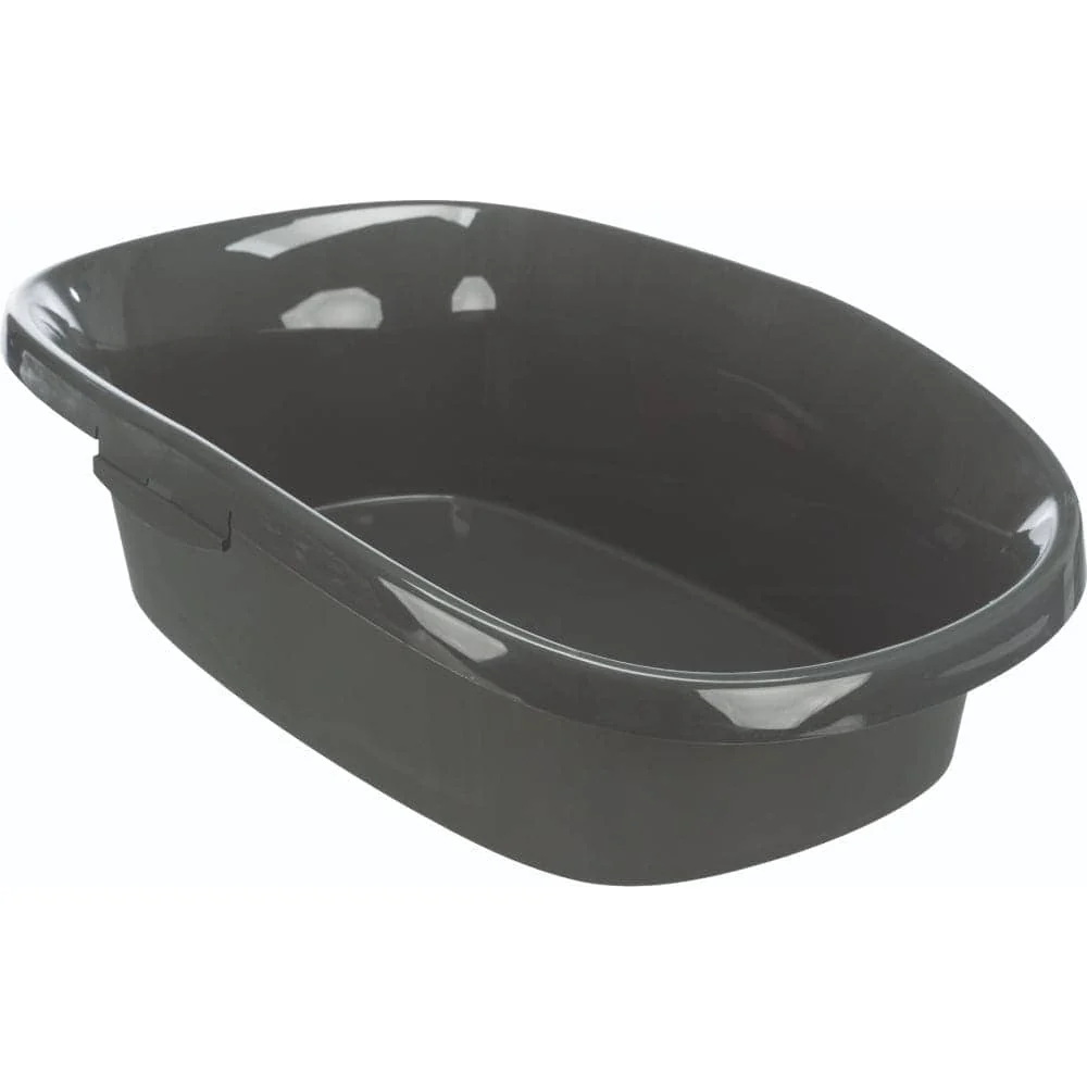 Trixie Be Eco Carlo Litter Tray with Rim for Cats (Grey Green/Anthracite) - Image 3