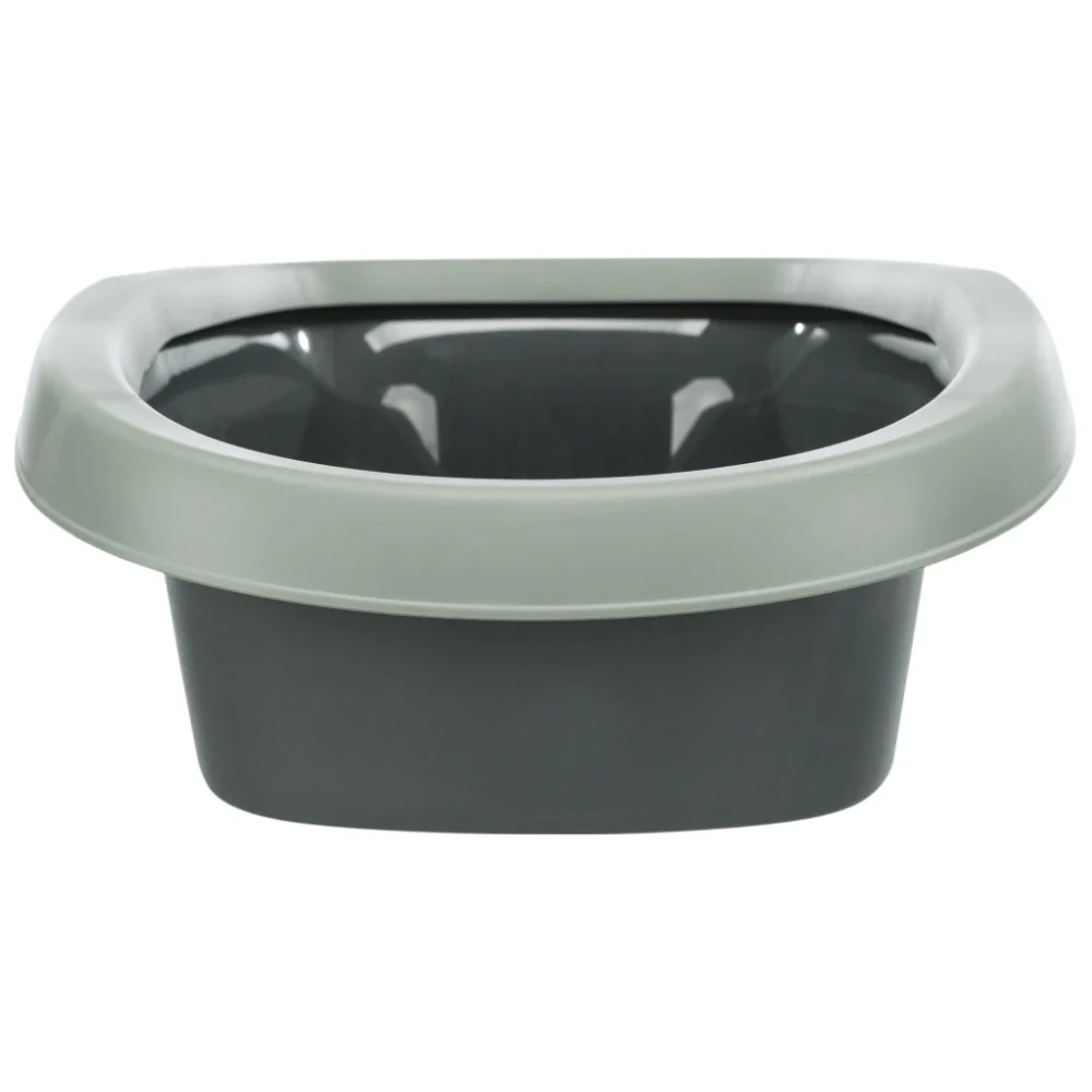 Trixie Be Eco Carlo Litter Tray with Rim for Cats (Grey Green/Anthracite) - Image 4