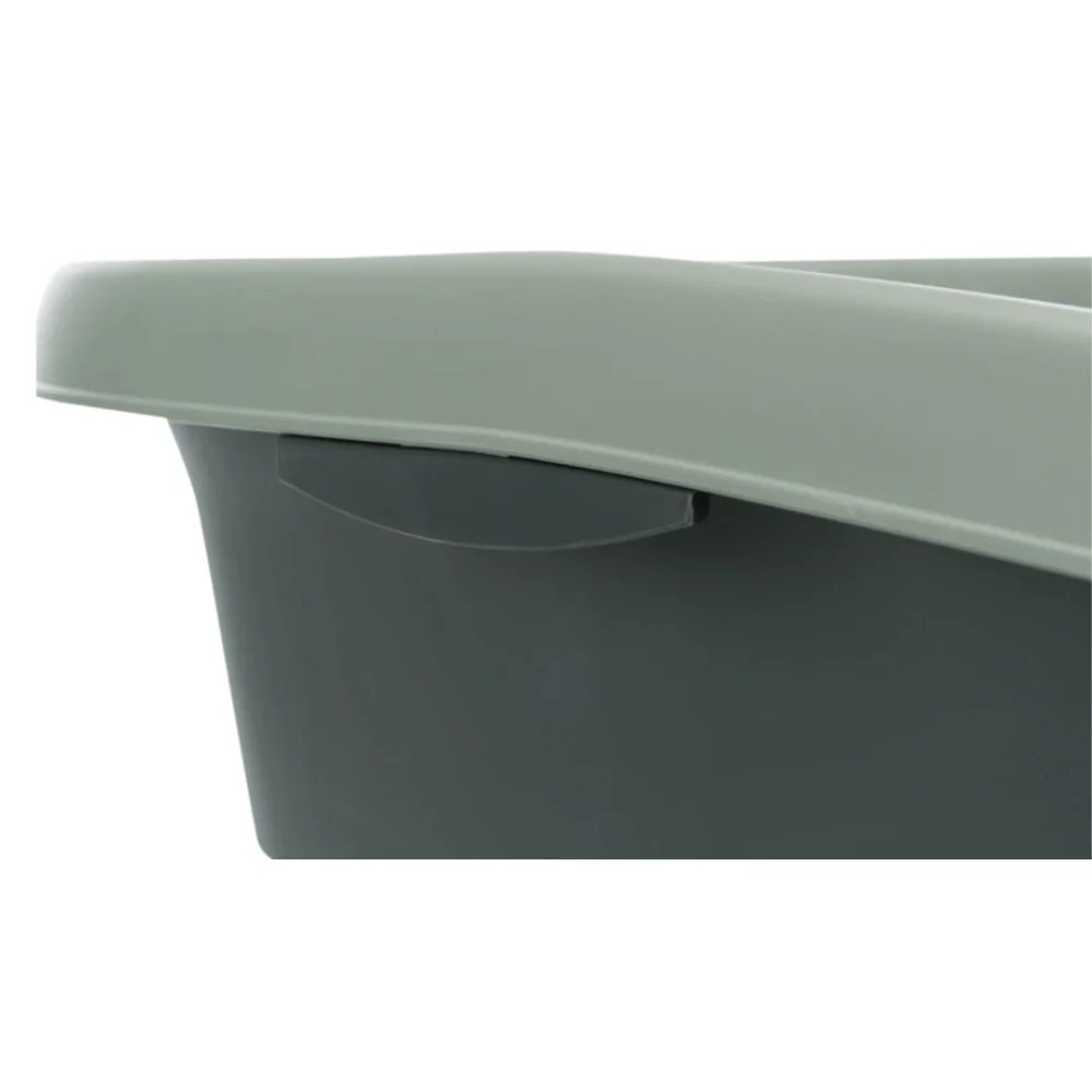 Trixie Be Eco Carlo Litter Tray with Rim for Cats (Grey Green/Anthracite) - Image 5