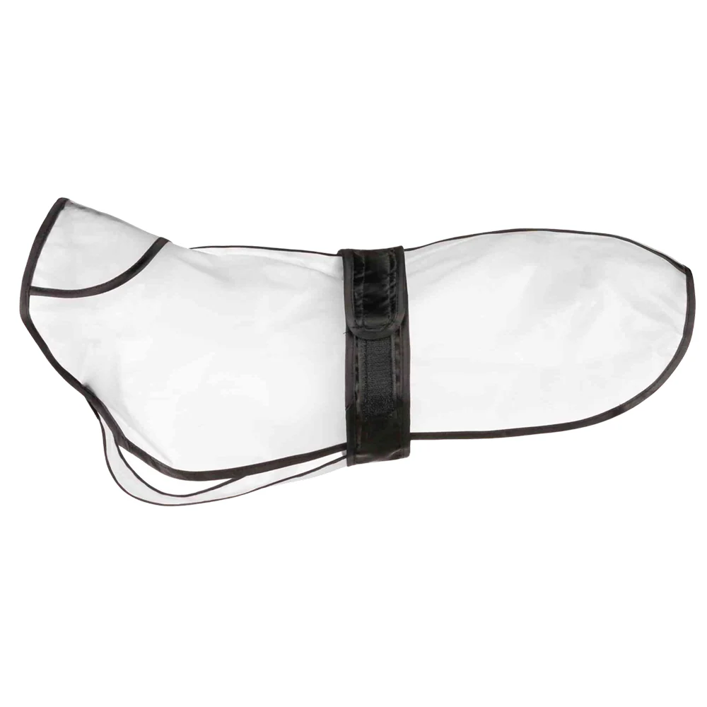 Trixie Piping Transparent Raincoat for Dogs (Black) - Image 3