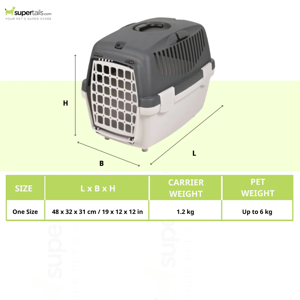 Trixie Capri 1 Transport Box for Dogs and Cats (Apple Green) - Image 2