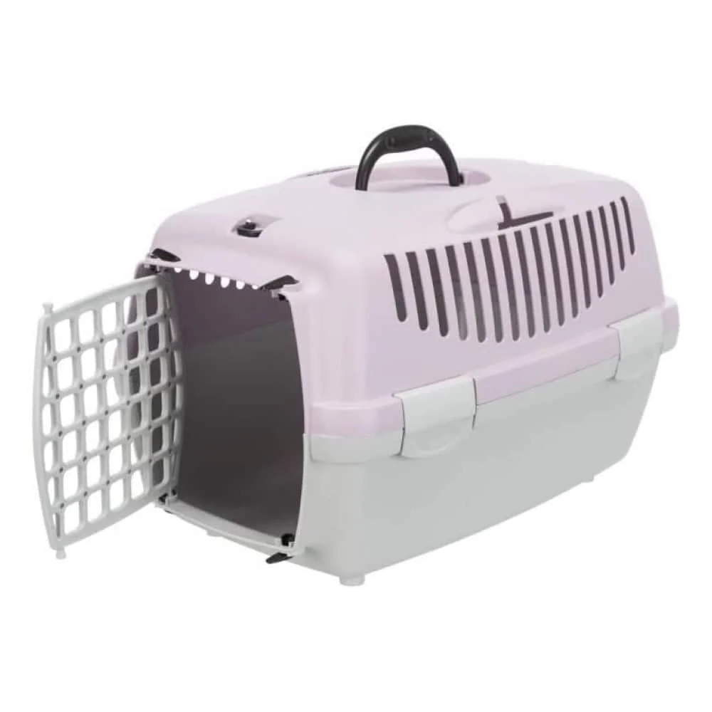 Trixie Capri 1 Transport Box for Dogs and Cats (Light Grey/Liliac) - Image 3