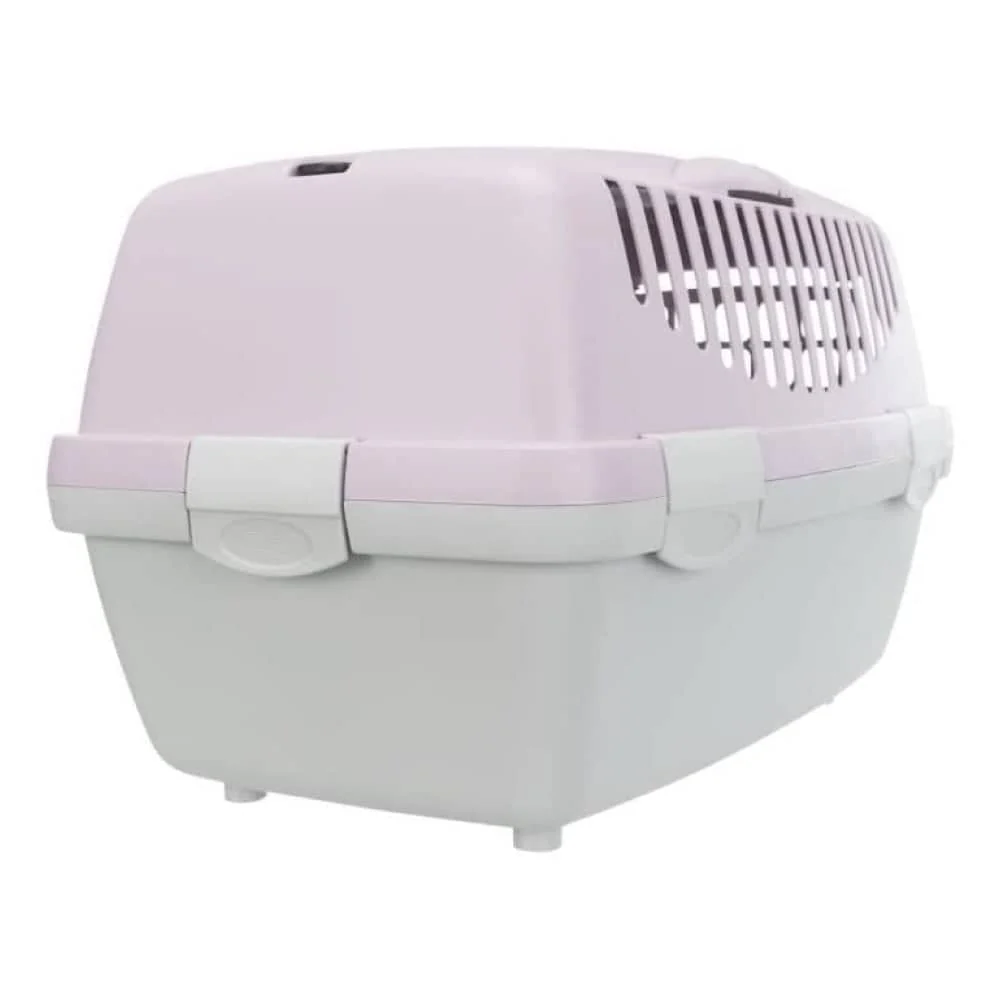 Trixie Capri 1 Transport Box for Dogs and Cats (Light Grey/Liliac) - Image 5