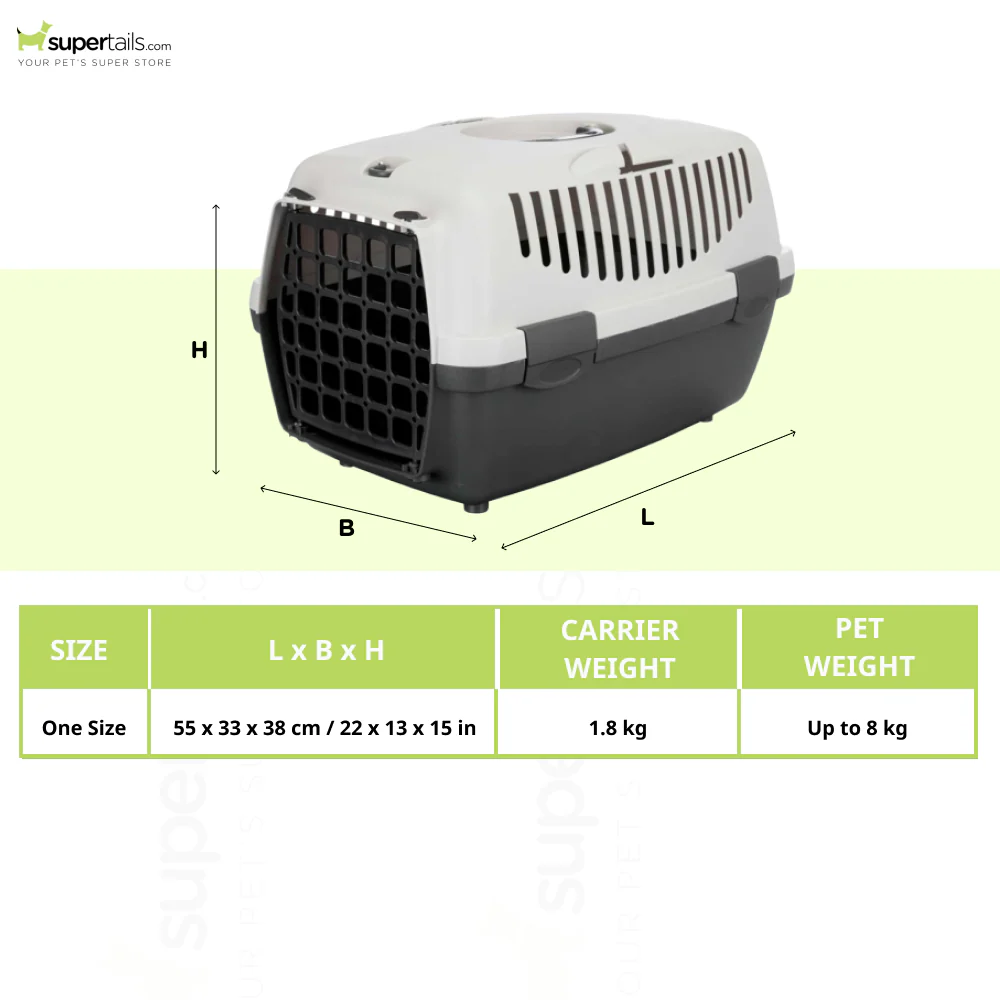Trixie Capri 2 Transport Carrier for Dogs and Cats (Light Lilac) - Image 2