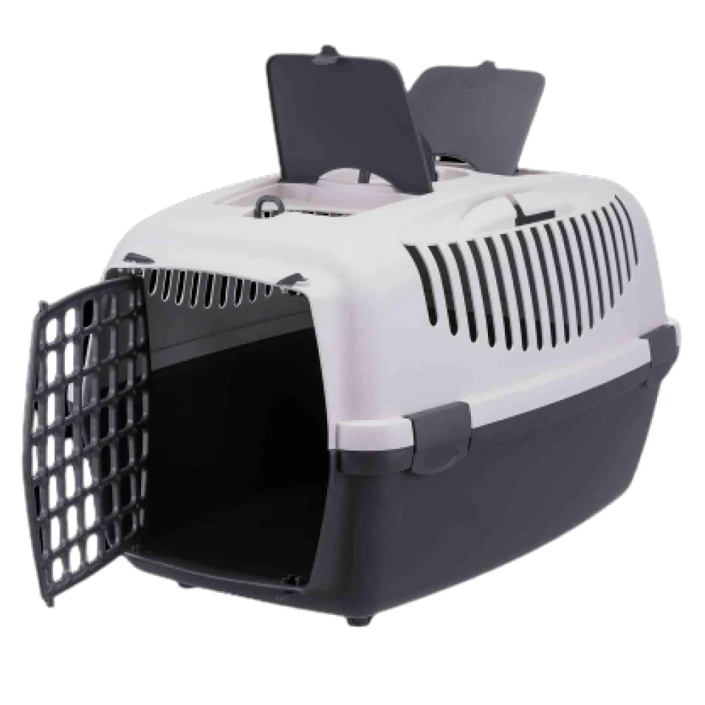 Trixie Capri 3 IATA Approved Transport Carrier for Dogs and Cats (Dark Grey) - Image 3