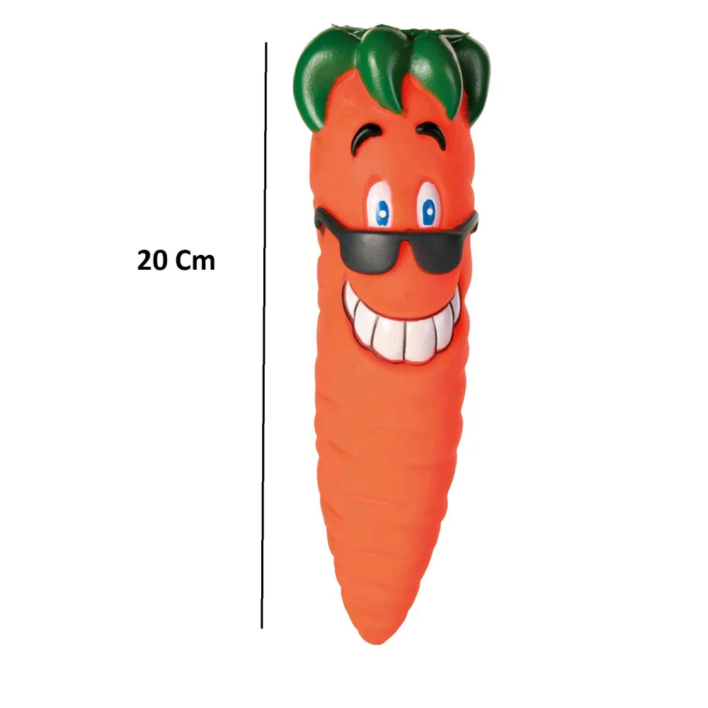 Trixie Carrot Snack Vinyl Toy for Dogs - Image 3