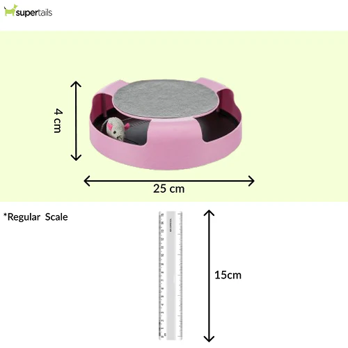 Trixie Catch The Mouse Toy for Cats (Pink) - Image 2