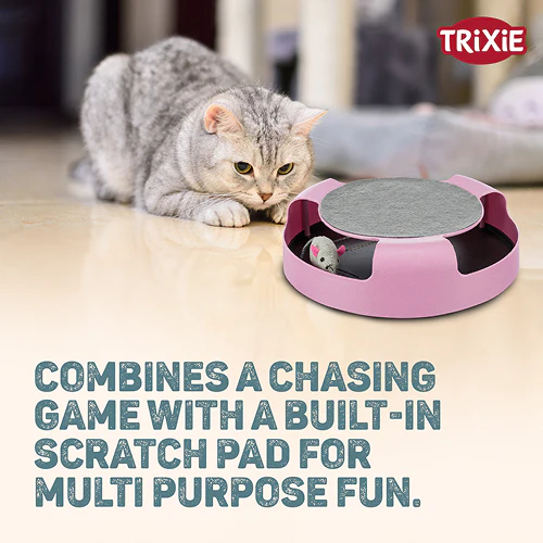 Trixie Catch The Mouse Toy for Cats (Pink) - Image 5