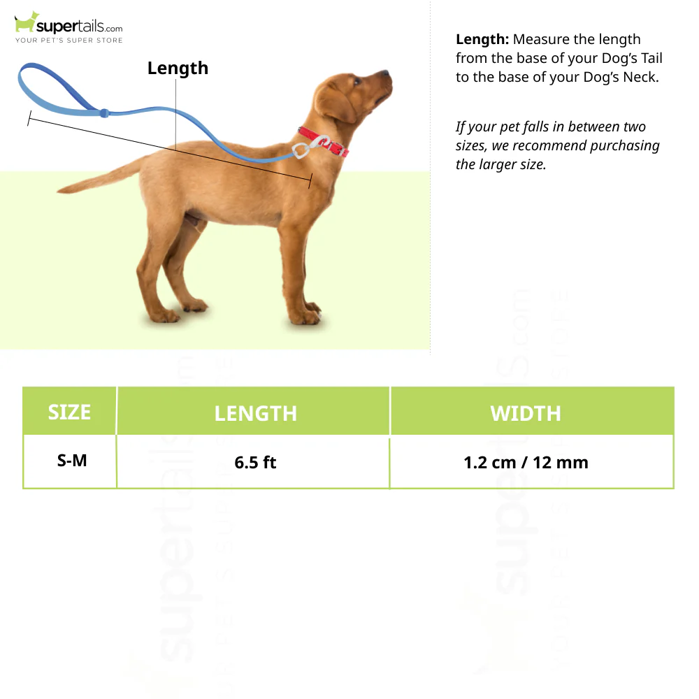 Trixie Cavo Adjustable Leash for Dogs (Indigo/Royal Blue) - Image 2