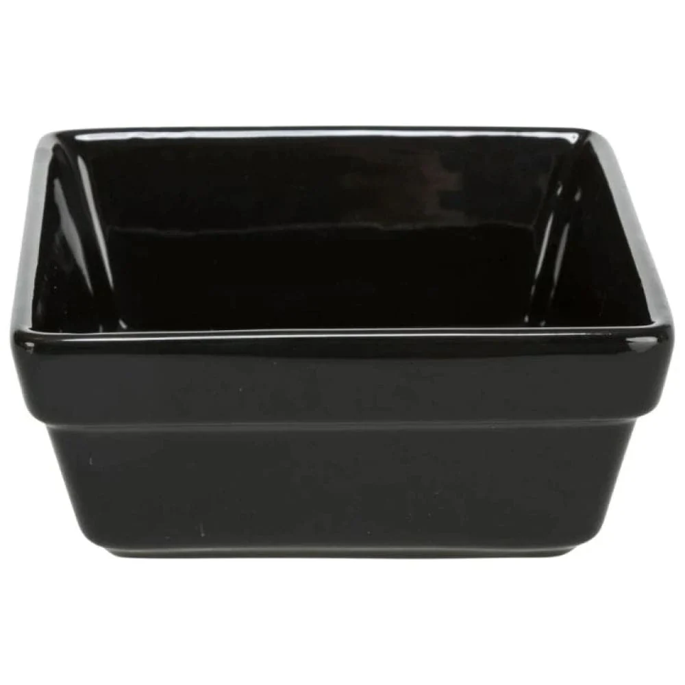 Trixie Ceramic Feeding Bowl with Wooden Stand for Dogs and Cats (Set of 2) - Image 2