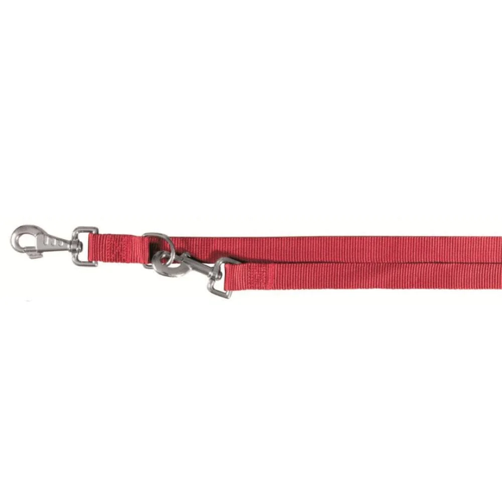 Trixie Classic 3 Stage Adjustable Leash for Dogs (Red) - Image 3