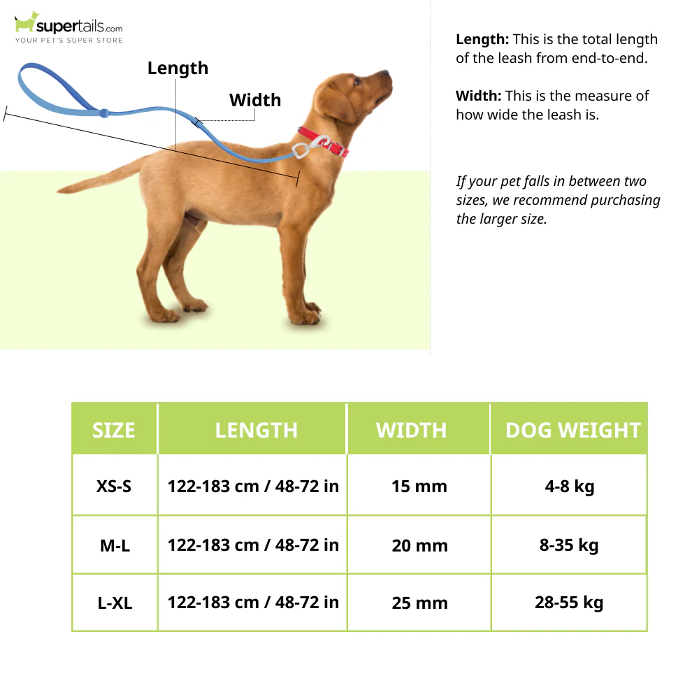 Trixie Classic Lead Fully Adjustable Leash for Dogs (Black) - Image 2