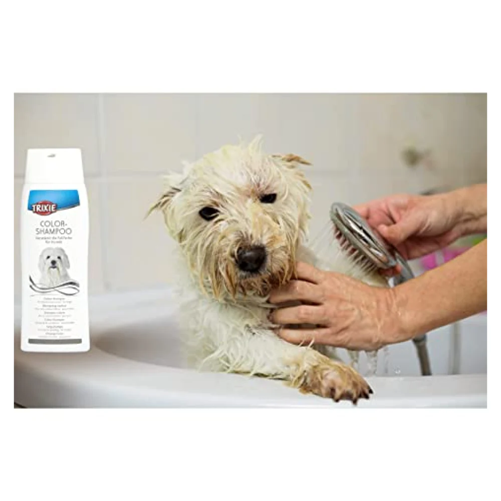 Trixie Colour Shampoo for Dogs (White Coat) - Image 7