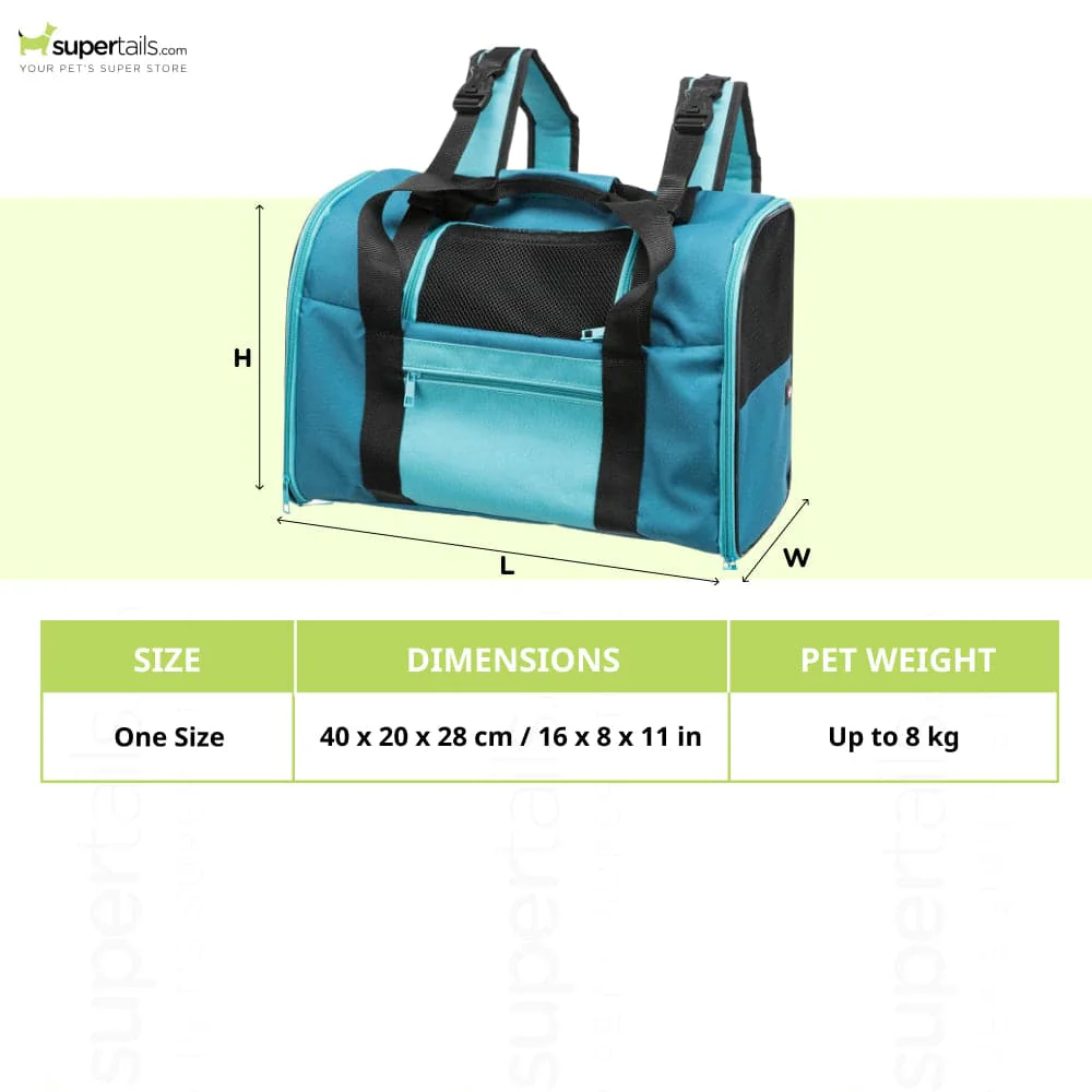 Trixie Connor Backpack for Dogs and Cats (Black) - Image 2