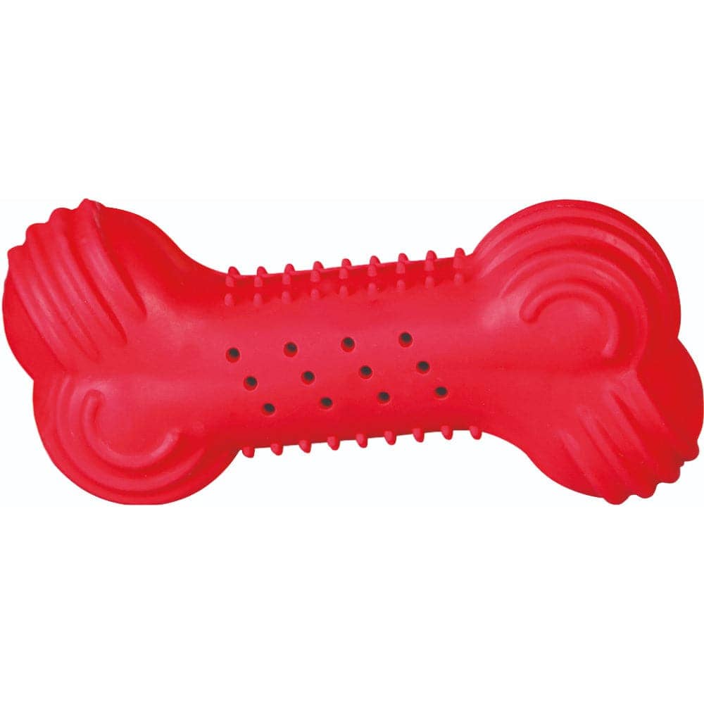 Trixie Cooling Bone Natural Rubber Chew Toy for Dogs (Yellow) - Image 3