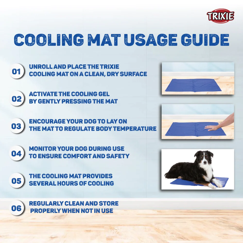 Trixie Cooling Mats for Dogs (Blue) - Image 8