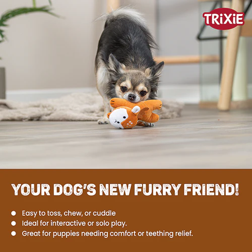 Trixie Deer Plush Toy for Dogs (Brown) - Image 5