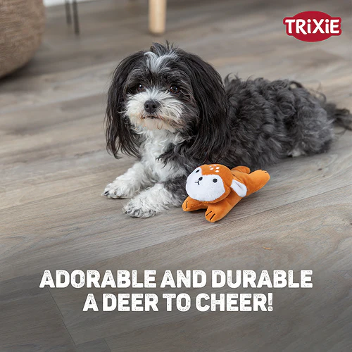 Trixie Deer Plush Toy for Dogs (Brown) - Image 6