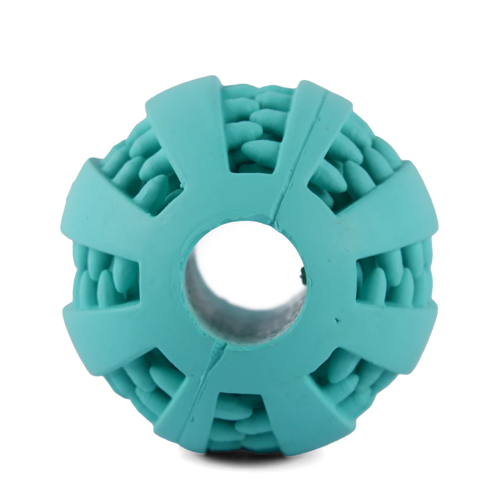Trixie Denta Fun Ball Mint Flavour Natural Rubber Toy for Dogs | For Medium Chewers - Image 5