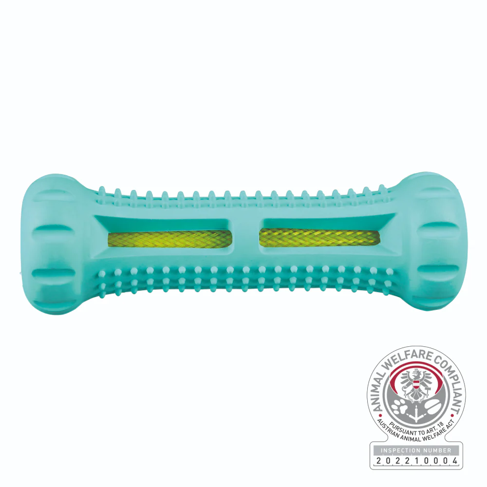 Trixie Denta Mint Flavour Natural Rubber Fun Bone Toy for Dogs - Image 3