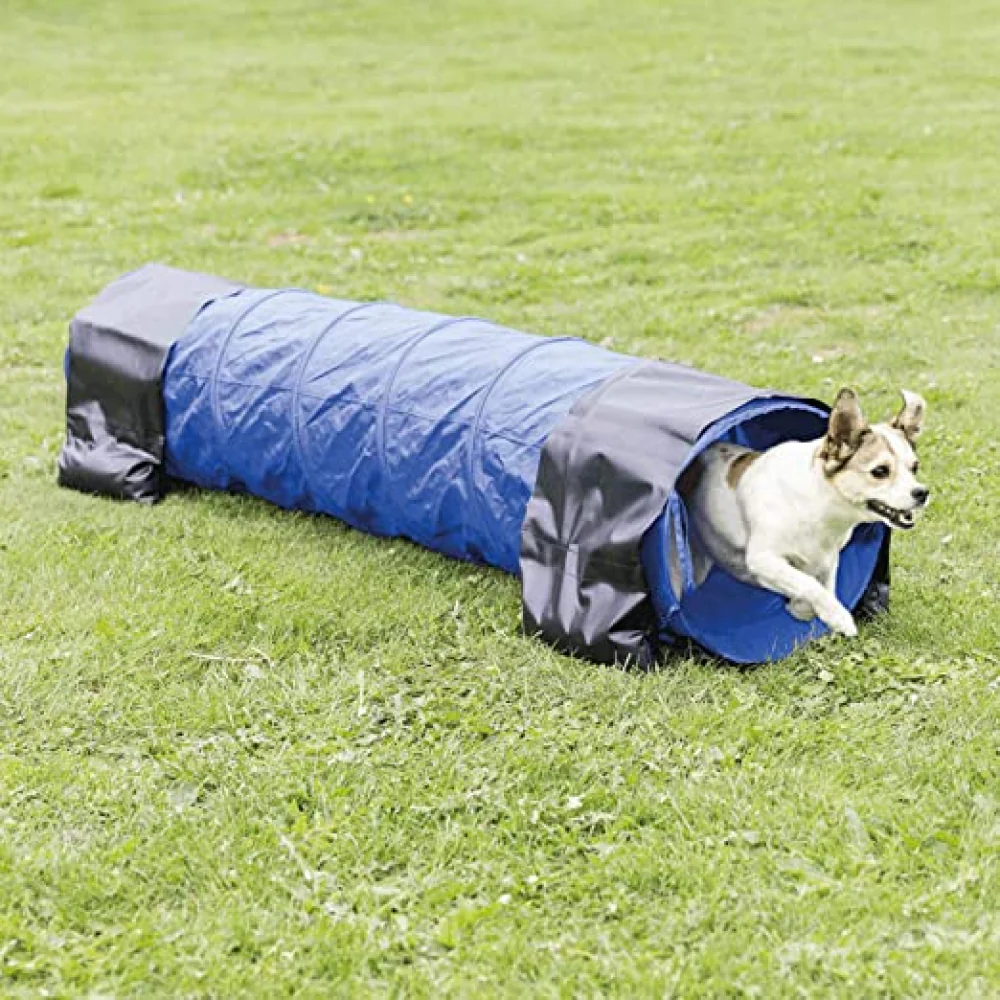 Trixie Dog Agility Basic Tunnel for Dogs (Blue) - Image 3