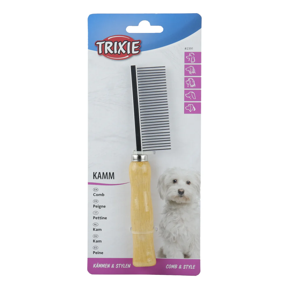 Trixie Medium Teeth Flea Comb for Dogs and Cats - Image 3