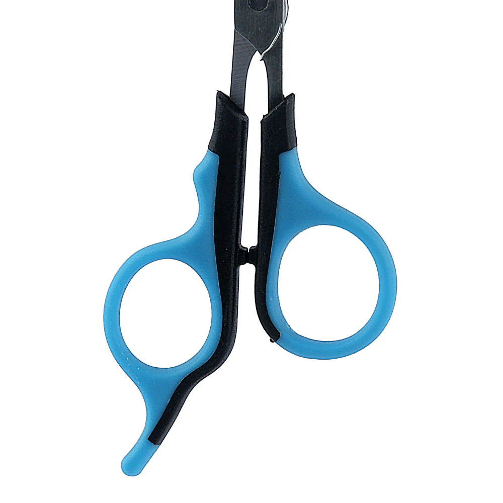 Trixie Double Sided Thinning Scissors for Dogs and Cats (Blue) - Image 3