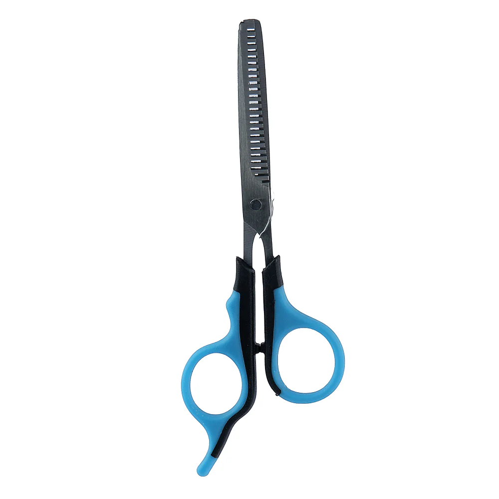Trixie Double Sided Thinning Scissors for Dogs and Cats (Blue) - Image 4